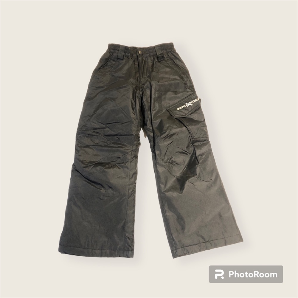 Boys Snow pants Size 8 Small ZeroXposur black Ski - Picture 2 of 9